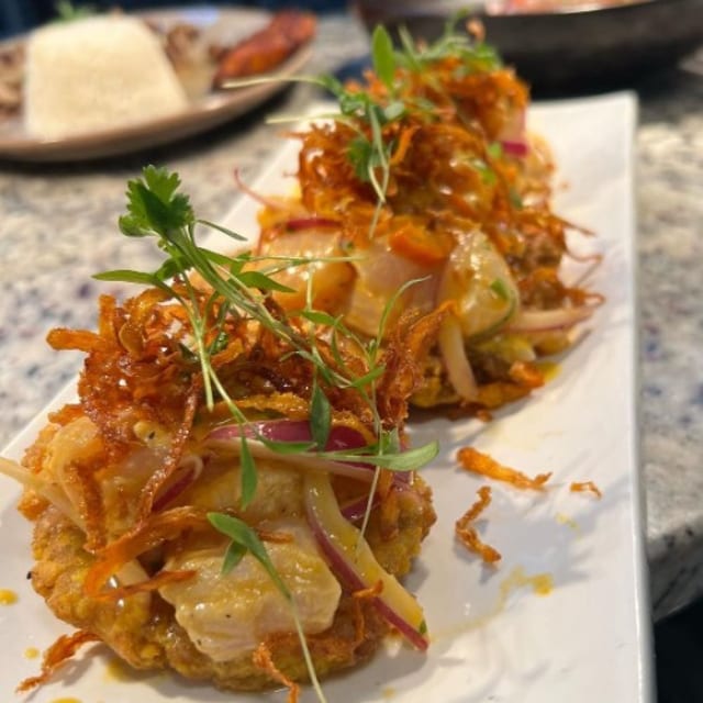 Tostones Acevichado.