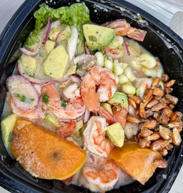 Shrimp Avocado Ceviche.